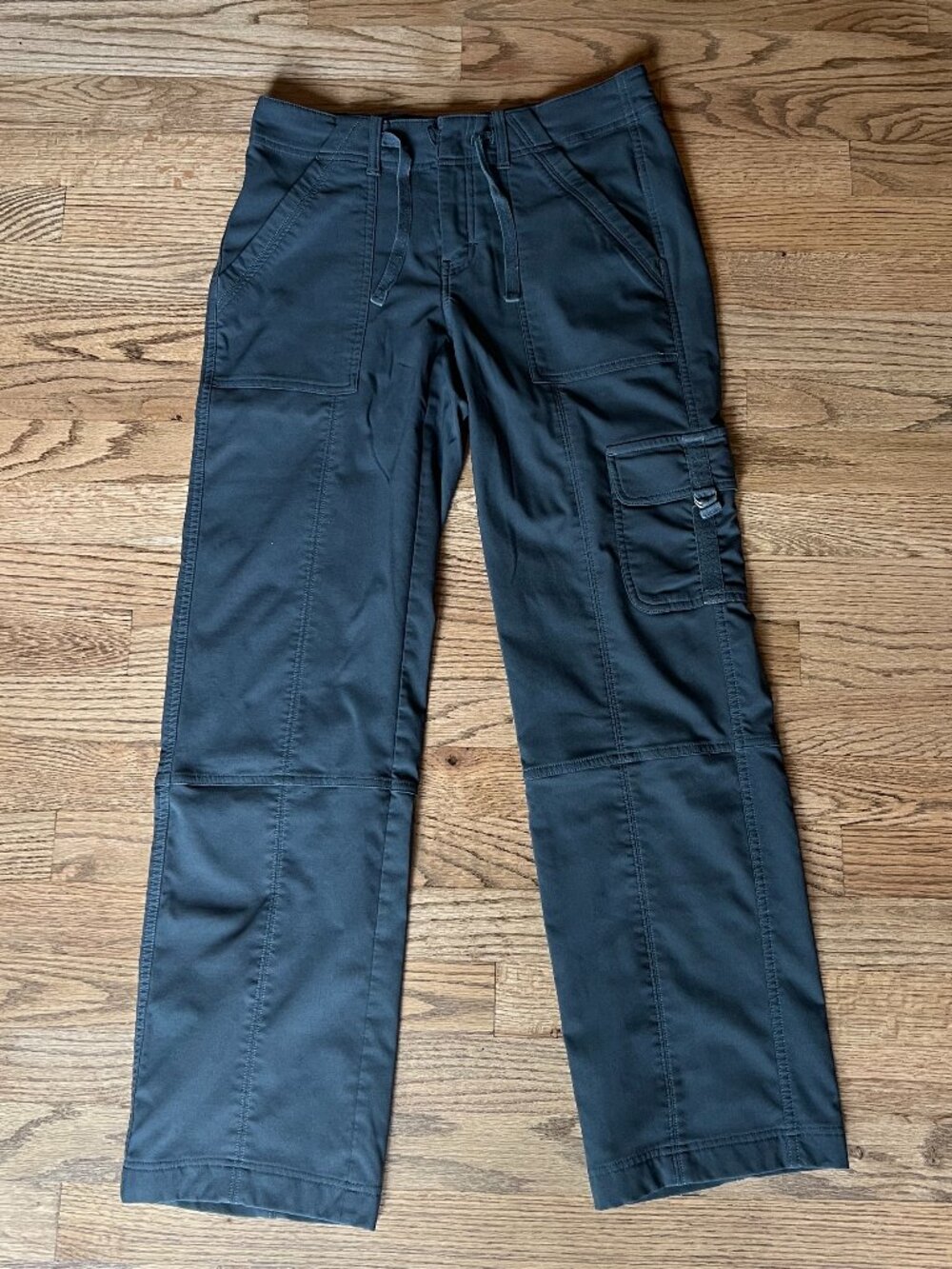 Nike All Conditions Gear (ACG) Gray Pants with Snaps and Drawstring
